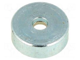 Magnet: permanent | neodymium | Ø: 10mm | H: 4.5mm | Ømount.hole: 3.5mm