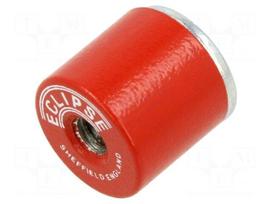 Magnet: permanent | alnico | 26N | Ø: 17.5mm | H: 16mm | steel | with hole