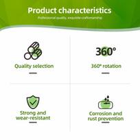 Impact Sprinkler on Tripod Base Heavy Duty Lawn Sprinkler 360 Degree Large Area Irrigation Brass Sprinkler Nozzle and US
