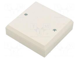 Enclosure: multipurpose | X: 82mm | Y: 24mm | Z: 82mm | with cover | PVC