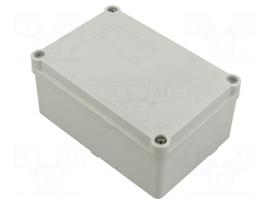 Enclosure: multipurpose | X: 120mm | Y: 50mm | Z: 80mm | ABS | grey | IP66