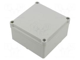 Enclosure: multipurpose | X: 100mm | Y: 50mm | Z: 100mm | ABS | grey | IP66