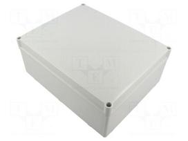Enclosure: multipurpose | X: 240mm | Y: 90mm | Z: 190mm | ABS | grey | IP66
