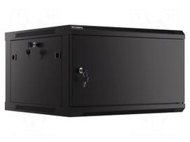 Enclosure: rack cabinet | Standard: 19" | 6U | black | Z: 600mm | X: 600mm