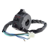 KAWELL Motociklo jungiklis Motociklo posūkių signalų jungiklis Vandeniui atsparus jungiklis Dviratis 0,9 colio (22 mm)