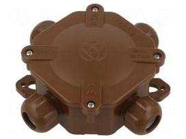 Enclosure: junction box | X: 80mm | Y: 80mm | Z: 45mm | wall mount | IP67
