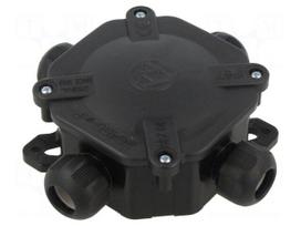 Enclosure: junction box | X: 80mm | Y: 80mm | Z: 45mm | wall mount | IP67
