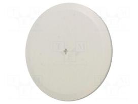 Cover | 82mm | snap-fastener | ABS | white | -25÷60°C