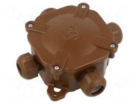 Enclosure: junction box | X: 80mm | Y: 80mm | Z: 45mm | wall mount | IP67