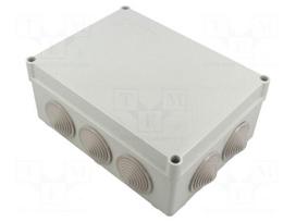 Enclosure: junction box | X: 190mm | Y: 70mm | Z: 140mm | wall mount | ABS