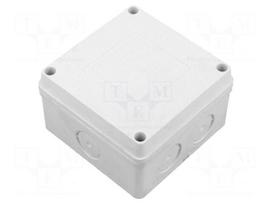 Enclosure: junction box | X: 89mm | Y: 52.5mm | Z: 89mm | wall mount