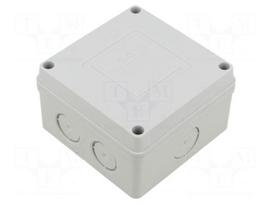Enclosure: junction box | X: 89mm | Y: 52.5mm | Z: 89mm | wall mount