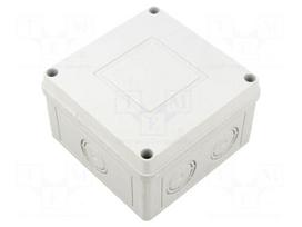 Enclosure: junction box | X: 111mm | Y: 66mm | Z: 111mm | wall mount