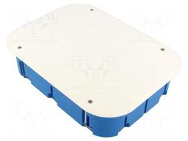 Enclosure: junction box | X: 157mm | Y: 215mm | Z: 63mm | polyamide | blue