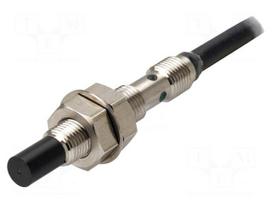 Sensor: inductive | OUT: NPN / NO | 0÷3mm | 10÷30VDC | M5 | 2m | IP67 | E2E