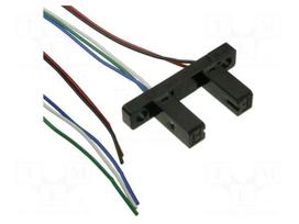 Sensor: photoelectric | through-beam (with slot) | DARK-ON | 20mA