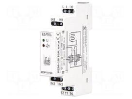 Relay: installation | for DIN rail mounting | PEM | IP20 | 16A