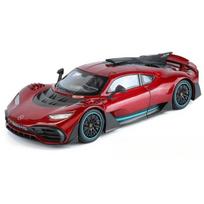 Simulation 1/18 Mercedes Benz AMG ONE Super Car Model Dieacst Toy Vehicle Collectibles Birthday Gifts Man Boy Miniature Voiture raudona
