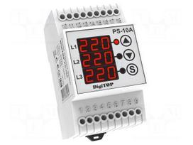 Monitoring relay | phase sequence,AC voltage,phase failure