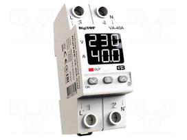 Voltage monitoring relay | AC current,undervoltage,overvoltage