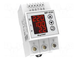 Monitoring relay | active power,AC voltage,AC current | 230VAC