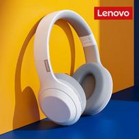 ThinkPlus Lenovo TH10 Wireless Bluetooth Over-Ear Headphones balta