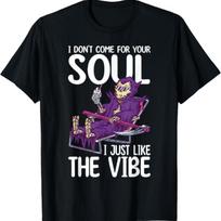 Grim Reaper Vibe With Scythe Grim Reaper T-Shirt S juoda
