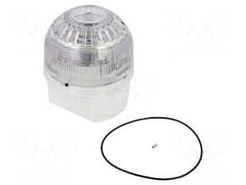 Signaller: lighting-sound | 17÷60VDC | siren,blinking light | LED
