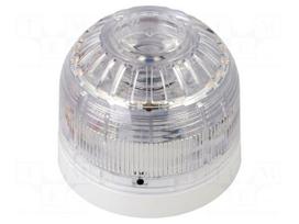 Signaller: lighting-sound | 17÷60VDC | siren,blinking light | LED