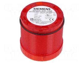 Automation module: light signaller | red | bulb BA15D | 12÷240VDC