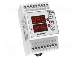 Temperature controller | for DIN rail mounting | 230VAC | IP20
