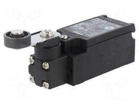 Limit switch | lever R 26mm, metallic roller Ø17,5mm | NO + NC
