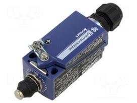 Limit switch | pin plunger Ø8mm with dust protection cap | metal