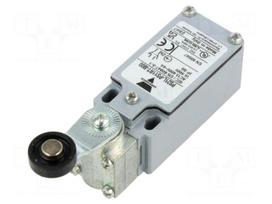 Limit switch | lever R 17,5mm, plastic roller Ø18mm | NC + NO