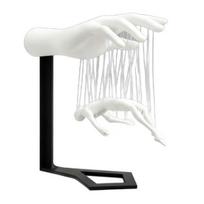 Suspended Hand Dude Figurine 3D Printed Floating Man Statue Sculpture Artistic Modern Home Office Shelf Desk Decoration Ornament balta