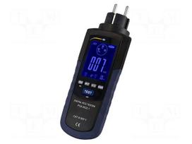 Tester: power socket | LCD | 50÷60Hz | 210÷240VAC | IP40