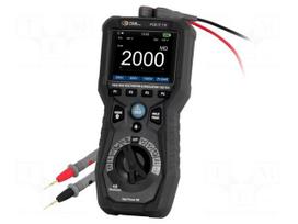 Meter: insulation resistance | LCD 3,5" | R range: 0÷60MΩ | 0÷10A