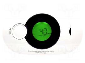 Tester: afterdamp | Display: LCD | 129x76x31mm | -10÷40°C