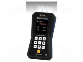 Meter: tachometer, LED stroboscope | Display: LCD 2,8" | IP52 | 4.5h