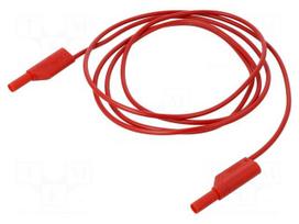 Test lead | 32A | banana plug with axial socket 4mm,both sides