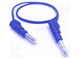 Test lead | 32A | banana plug 4mm,both sides | Urated: 600V | Len: 1m