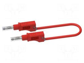 Test lead | 12A | banana plug 4mm,both sides | insulated | Len: 1m