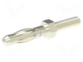Laboratory connector: 4mm banana | plug | 36A | 30VAC | 60VDC | 36.9mm