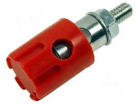 Laboratory connector: 4mm banana | socket | 48VDC | 15A | black