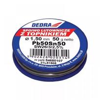 Įrankiai ir matavimo prietaisai // Lituokliai | Litavimo stotys // Lut z topnikiem, 1.5mm, 50g, 50%sn, pb50sn50