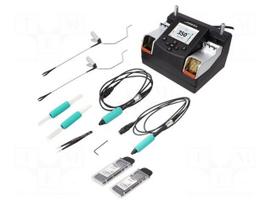 Station: soldering | Power: 14W | 90÷450°C | SMD soldering | Ch: 2 | Nano