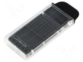 Container: box | for tips | double sided