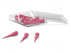 Needle: plastic | 1.26" | Size: 25 | straight | Mounting: Luer Lock