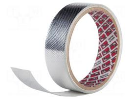 Tape: shielding | W: 15mm | L: 16.5m | Thk: 0.085mm | 30N/cm | 5% | PPI 9520