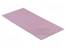 Tape: heat transfer | W: 20mm | L: 120mm | Thk: 3mm | 3W/mK | pink | 24kV